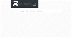Desktop Screenshot of corinnefosterlcsw.com